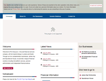 Tablet Screenshot of ifggroup.com
